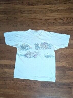 Vintage Northern Reflections Cat Kitty Cute Feline T-shirt Size Large